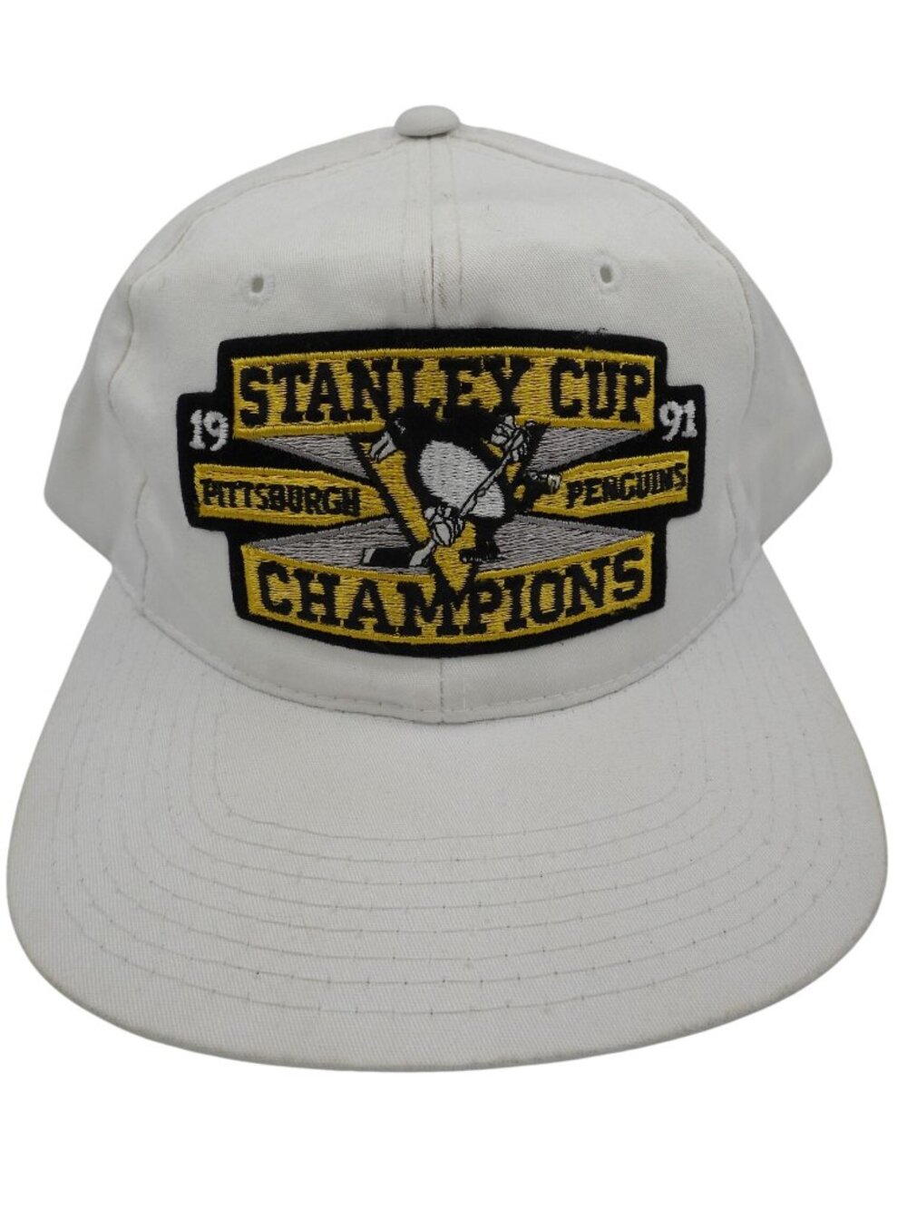 Vintage 1991 Pittsburgh Penguins Hat Snapback Starter Stanley Cup Champions USA